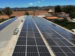 Instalación fotovoltaica en asociación en Lorca, Murcia