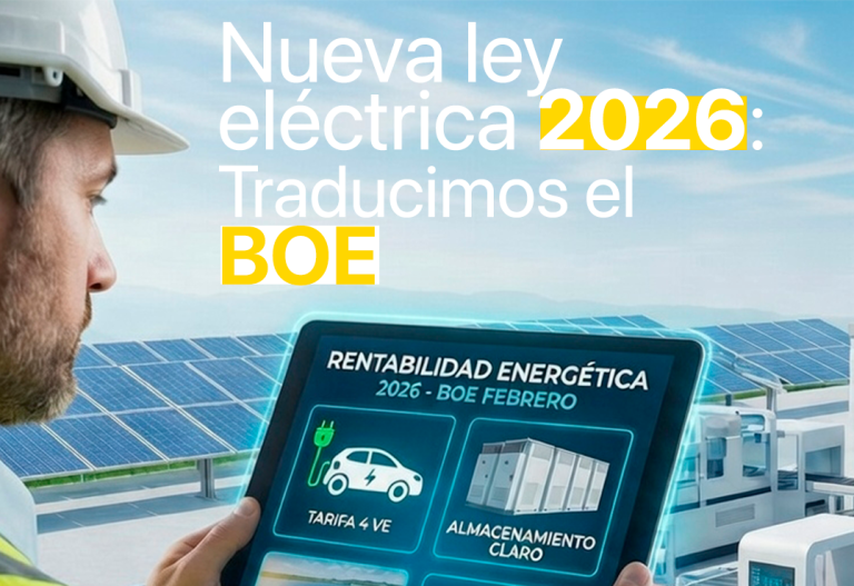 Te presentamos la nueva ley eléctrica en 2026 de forma facil y sencilla para empresas